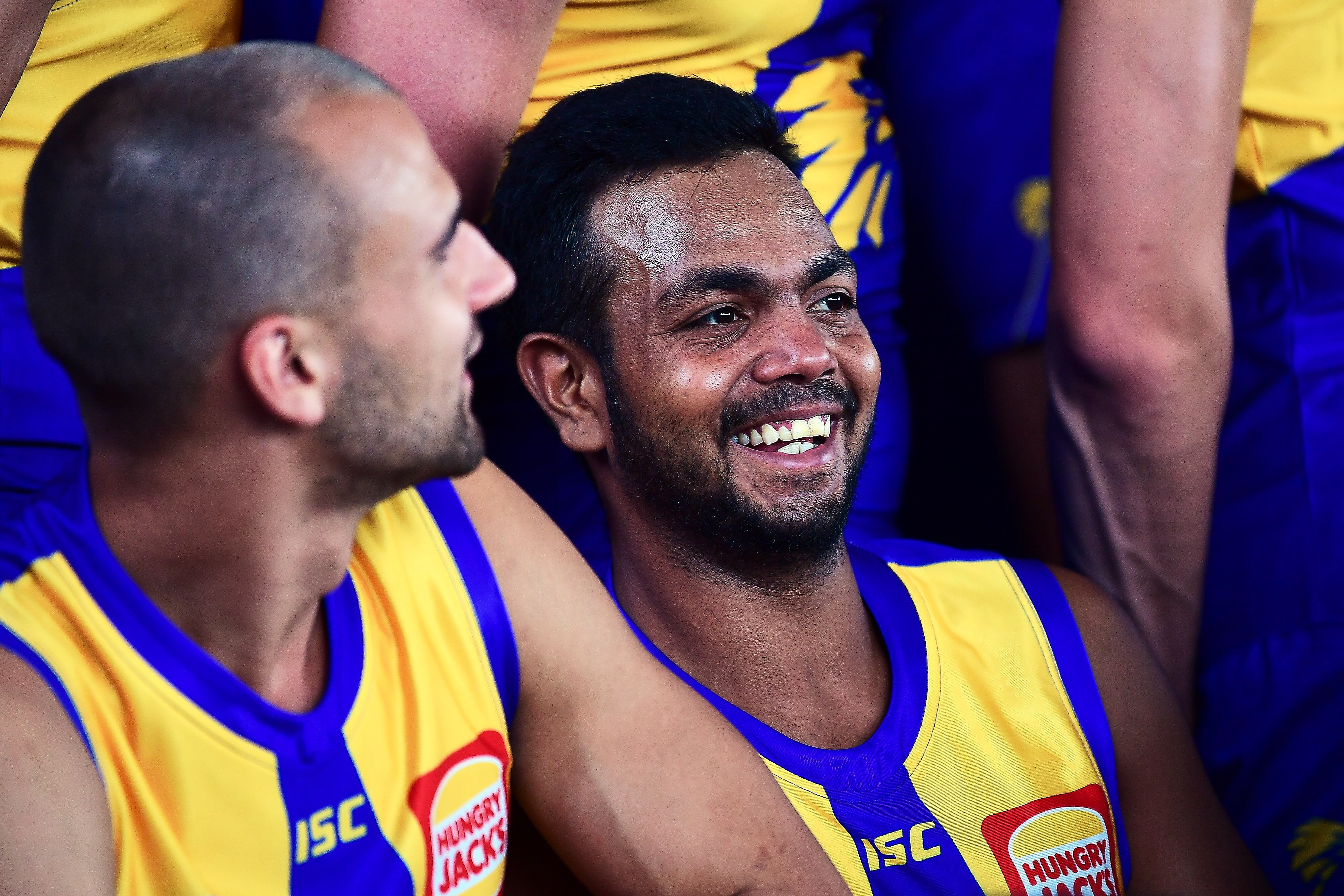 'He just wants to play football': Simpson on Rioli