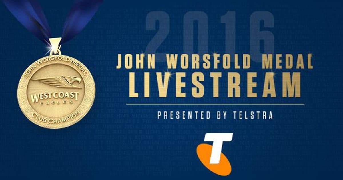LIVE John Worsfold Medal LIVE John Worsfold Medal