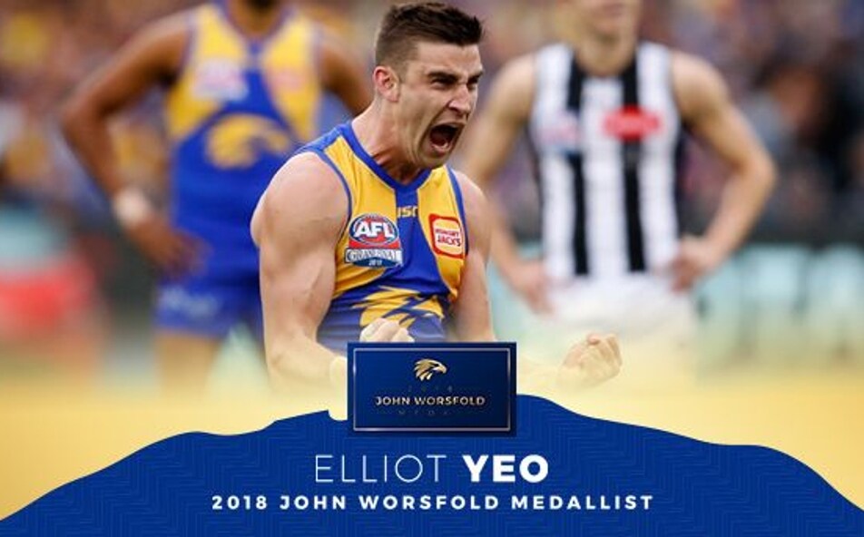 Yeo claims second straight John Worsfold Medal Yeo claims second straight John Worsfold Medal
