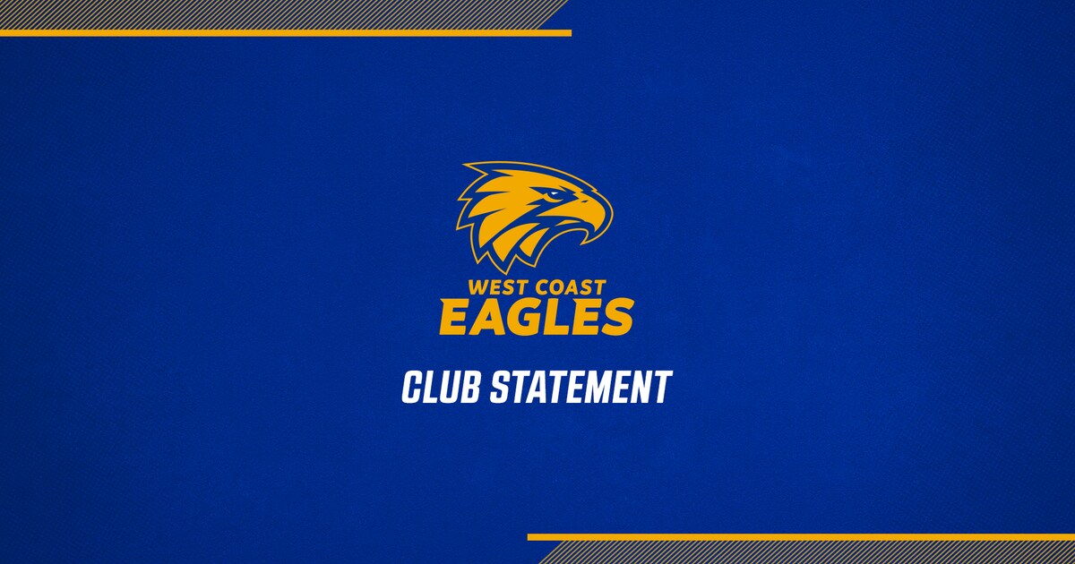 West Coast Eagles club statement