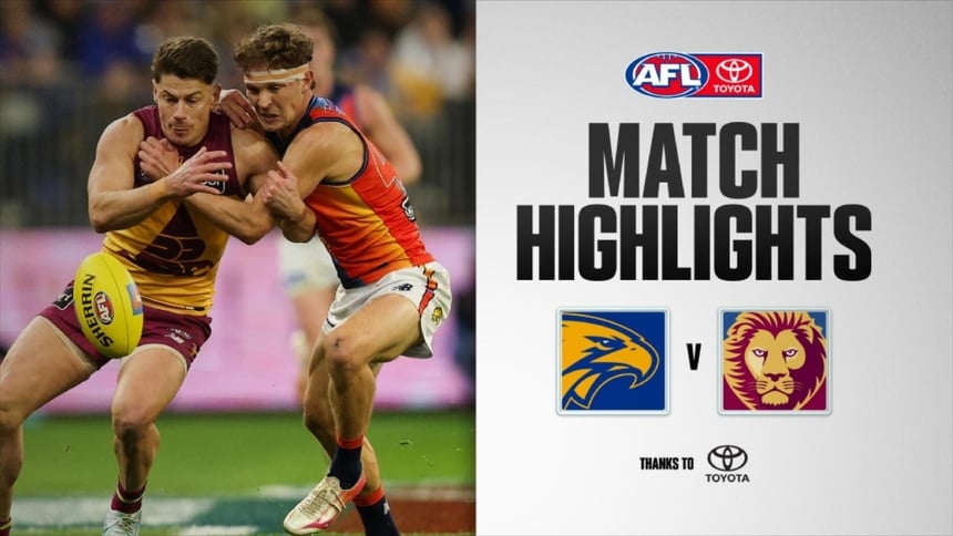 Highlights: West Coast v Brisbane